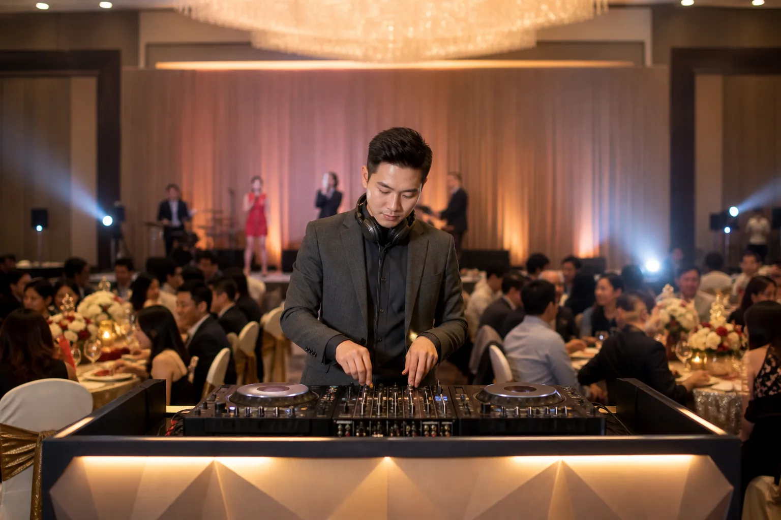 Professional Malaysian event-planning scene for Annual dinner DJ