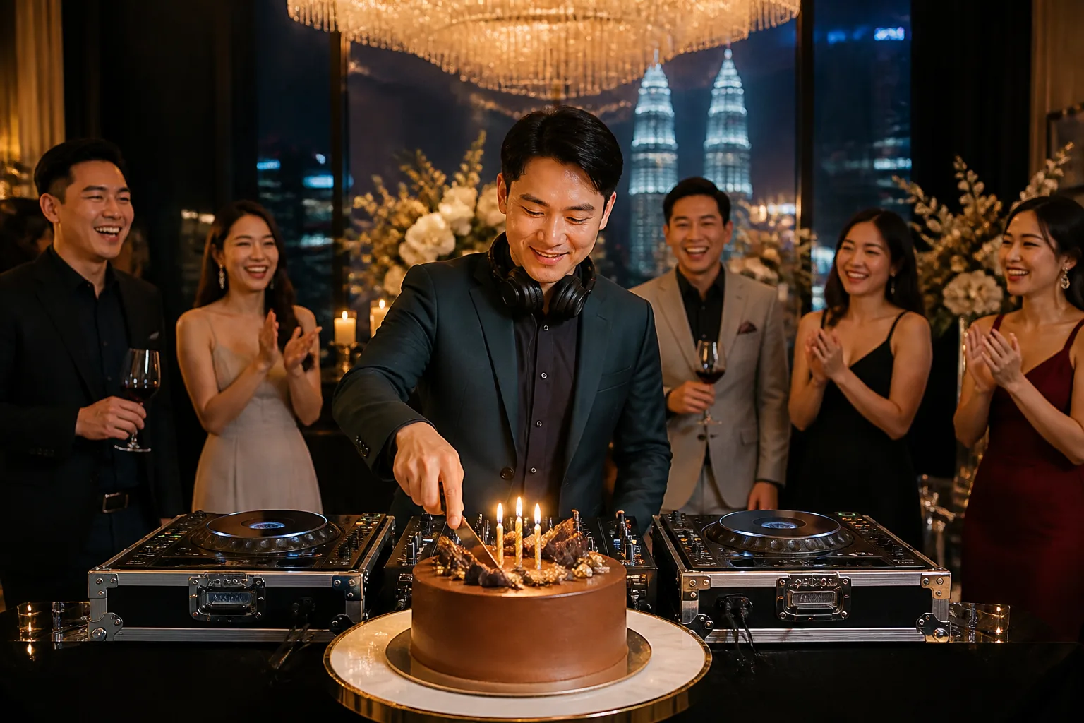 Professional Malaysian event-planning scene for Birthday party DJ