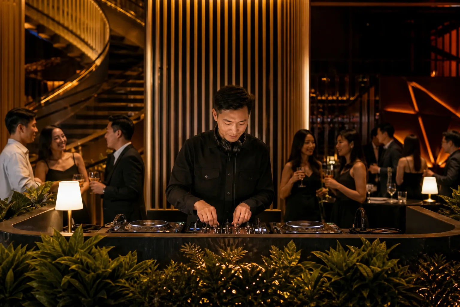 Professional Malaysian event-planning scene for Club and lounge DJ