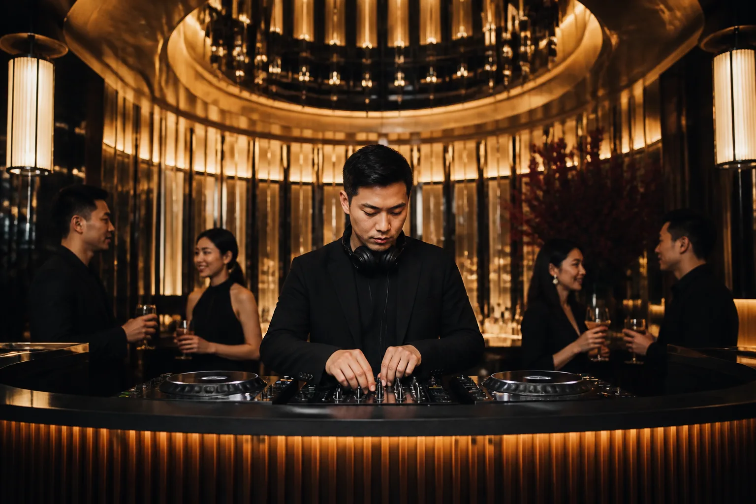 俱乐部与酒廊 DJ的马来西亚专业活动策划场景