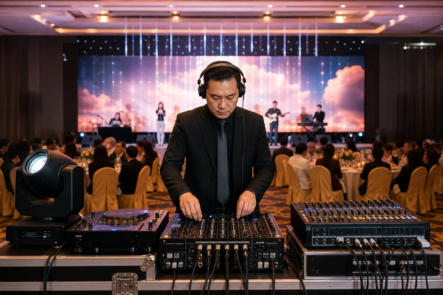 Professional Malaysian event-planning scene for Corporate event DJ