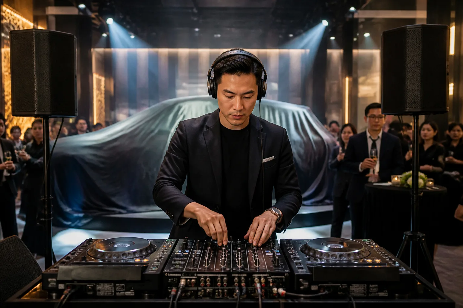 Professional Malaysian event-planning scene for Product launch DJ