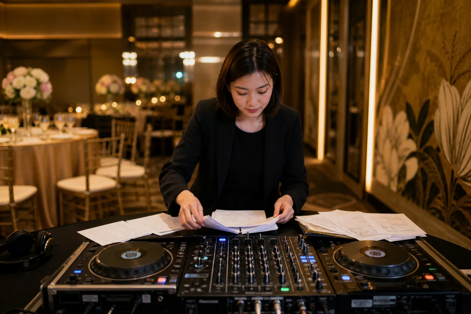 Professional Malaysian event-planning scene for Turn rough ideas into details a DJ can quote on